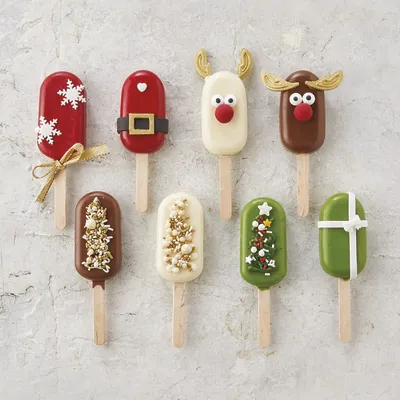 Cake Paletas Navideñas