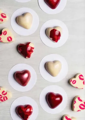 Corazones de Frambuesa y Chocolate Blanco