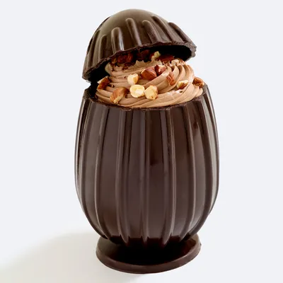 Huevo Volcan de Chocolate