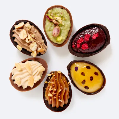 Mini Porciones de Huevos Rellenos