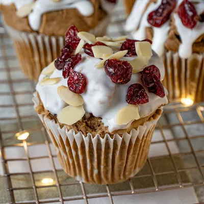 Muffin Navidad Glaseados