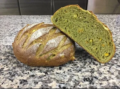 Pan de Té verde y Naranja Confitada